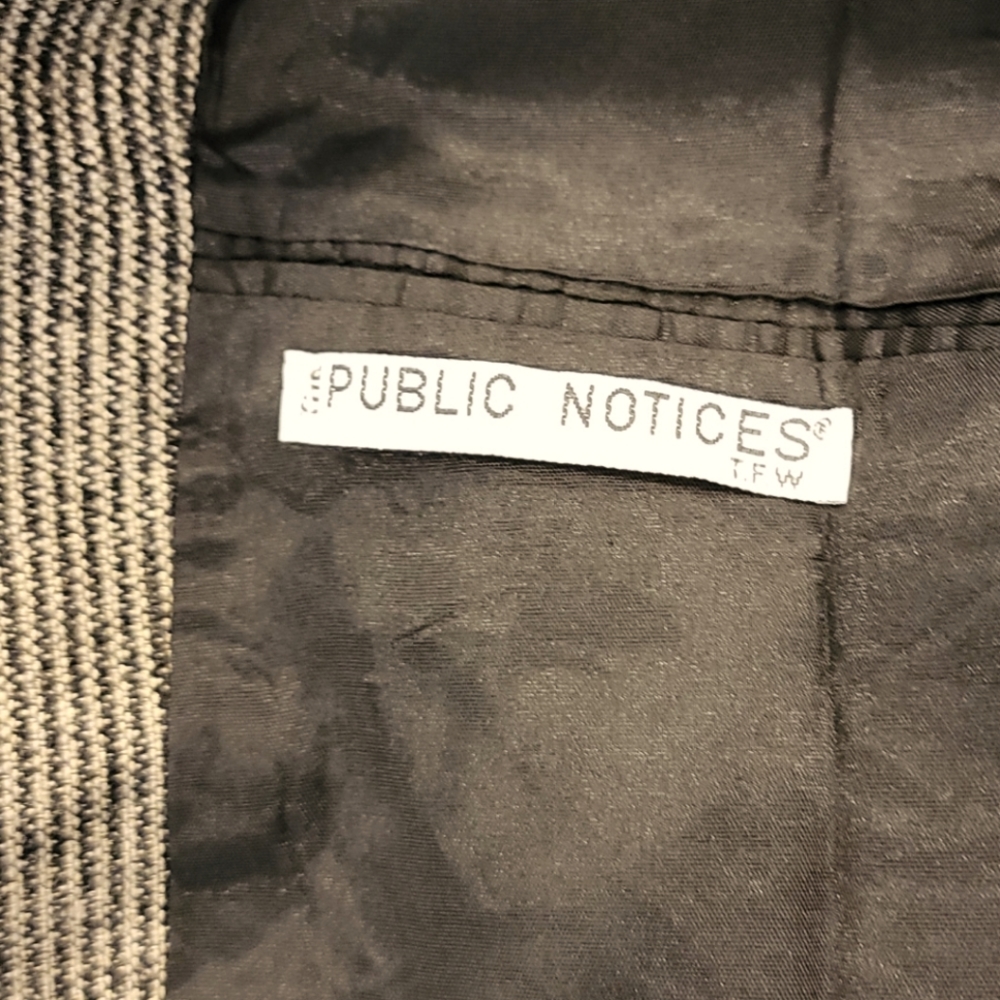 The Public Notice Linen Jacket - Picture 3 of 6
